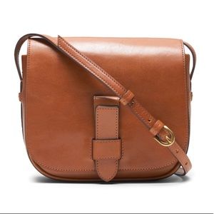 Banana Republic Italian Leather Saddle Bag